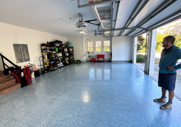 Beautiful garage floor in Wilmington